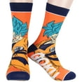 thumbnail image 6 of Dragon Ball Z Character Socks Goku Vegeta Frieza Piccolo 5 Pack Adult Crew Socks, 6 of 8