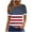 Multicolor, variant on VerPetridure American Flag Stars Stripes Shirts for Women 4th of July Patriotic Shirt Cute Graphic Blouse USA Flag Tops Summer Tee