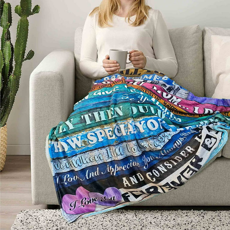 Gifts for Mom Blanket 60x80,Throw Blanket to My Mom from Daughter Son,Mom  Birthday Gifts for Mom,Happy Birthday Mom Gift Ideas,Best Mom Ever Gifts 