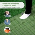 thumbnail image 4 of TOMSHOO Matelas de Couchage Gonflable Double Compact avec Pompe Intégrée, Résistant à l'Eau, Vert Olive, Idéal pour le Camping et la Randonnée, 4 of 7