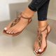 thumbnail image 1 of Señoras Mujeres Verano Clip-Toe Zapatos Pisos Casual Playa Sandalias Wmkox8yii nm5540, 1 of 4
