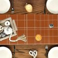 thumbnail image 5 of Thanksgiving Fall Table Runner, Pumpkin Maple Leaf Table Runners for Home Kitchen Dining Room Party Decoration, 13''x72'', 5 of 6