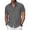 Dark Gray, variant on George Men’s Linen Short Sleeve Button-Down Shirt with Pocket,Mens Casual Beach Shirts ,Big and Tall Dark Gray,Size XXL