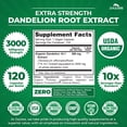 thumbnail image 3 of Zazzee USDA Organic Dandelion Root 10:1 Extract 3000 mg Strength – 120 Vegan Capsules – Certified Organic, Highly Concentrated Extract – Supports Liver & Digestive Health – Vegan • Non-GMO • Made in, 3 of 11