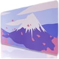 thumbnail image 1 of Large Gaming Mouse Pad with Seam Edge, Anti-Slip Extended Mouse Pad with Micro-Weave Cloth Surface,Waterproof Keyboard Pad, Desk Pad for Gamer Office Home XL 31.5" x 11.8" Cherry Blossoms, 1 of 5