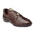 thumbnail image 3 of Mens Belvedere Vasco Hornback Crocodile Sneaker Shoes Brown  336122, 3 of 3