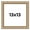 Beechey Bamboo, variant on 13x13 Frame Gold Bamboo Solid Wood Picture Frame | 1 Inch Moulding Width | Interior Frame Depth