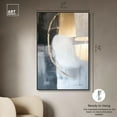 thumbnail image 5 of Golden Eclipse Canvas Gemstone Abstract Art by Art Remedy, Black Frame, 36" x 54", 5 of 7