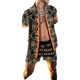 thumbnail image 1 of Conjunto Camisa Casual Para Hombre Conjunto Playa Hawaiana A, 1 of 3