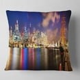 thumbnail image 2 of Designart Colorful Sydney Skyline - Cityscape Photography Throw Pillow - 18x18, 2 of 5