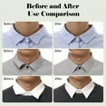 thumbnail image 5 of 100 Pcs Shirt Collar Stays No Roll Shirt Collar Sticker with Box, 5 of 7
