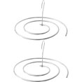 thumbnail image 1 of Ventas promocionales [Paquete de 2] Soporte para sábanas, Ahorro de espacio, Rejilla de secado multifunción en espiral, Hecho de acero inoxidable 304, Perchas para secar sábanas, 1 of 5