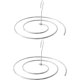 thumbnail image 1 of [paquet De 2] Support De Drap De Lit, Conomiseur D'espace, Support De Schage Multifonction En Spirale, Fabriqu En Acier Inoxydable 304, Cintres Pour, 1 of 5
