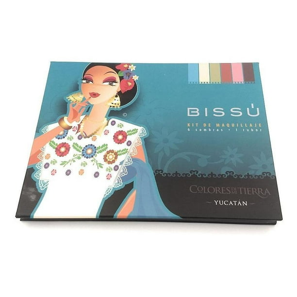 Kit De Maquillaje Bissu 6 Sombras Y Un Rubor Yucatan Bissú Yucatan ...