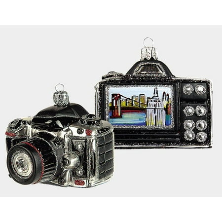 Christmas Decorations In Nyc Digital Camera with New York Scene Glass Christmas Ornament ONE Decoration NYC ()