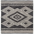 thumbnail image 6 of SAFAVIEH Micro-Loop Glenda Geometric Aztec Wool Runner Rug, Charcoal/Ivory, 2'6" x 9', 6 of 10