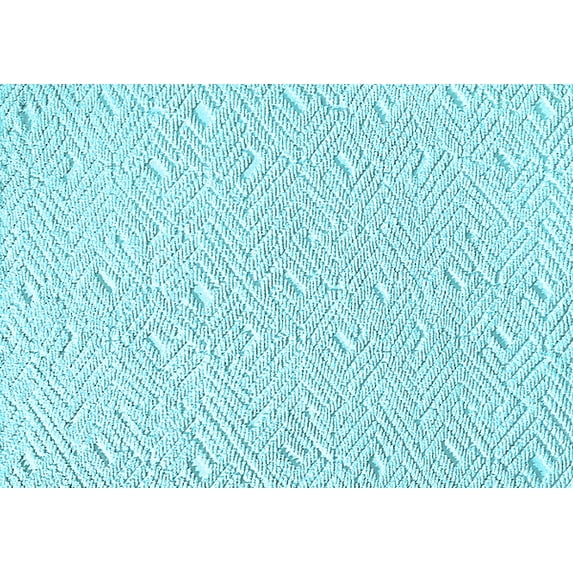 Ahgly Company Indoor Rectangle Oriental Light Blue Industrial Area Rugs, 4' x 6'