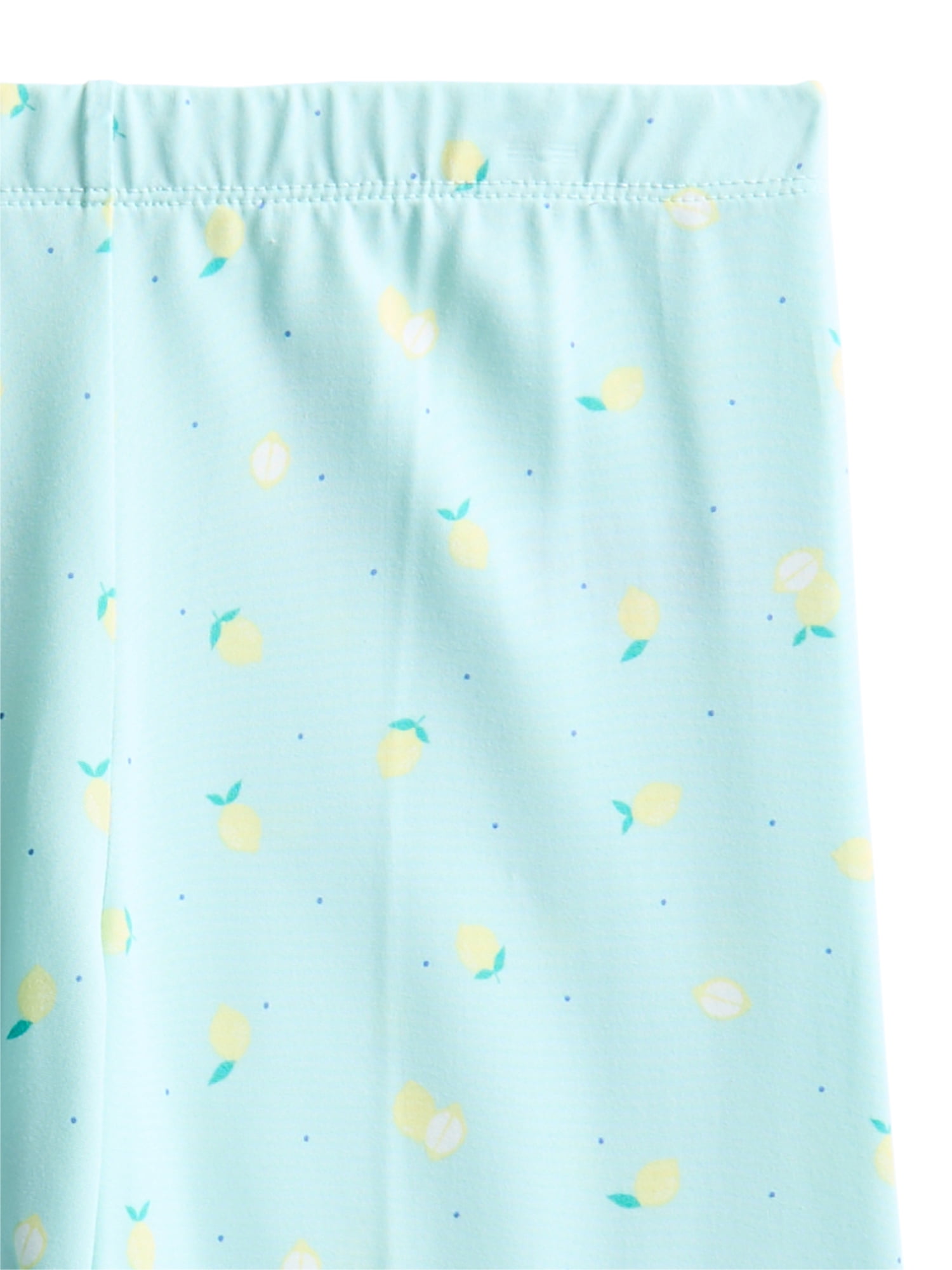 Wonder Nation Girls Short Sleeve Tee and Pants Pajama Set, 2-Piece, Sizes 4-18