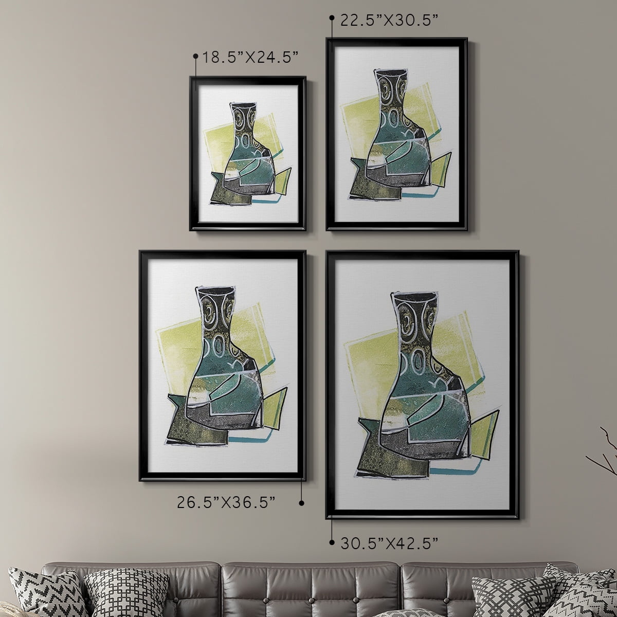 Jubilee Jugs I Premium Framed Print, in Gold, Black, or Silver - Ready to Hang