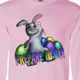 thumbnail image 4 of Inktastic Prepare to Dye Easter Bunny Long Sleeve T-Shirt, 4 of 5
