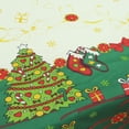 thumbnail image 4 of 150x180cm Navidad temática impresión mantel rectángulo cubierta de escritorio decoración de fiesta, 4 of 5