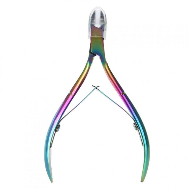 Oubit Outil de Manucure, Coupe-Ongles en Acier Inoxydable Coloré Ciseaux à Ongles Durables