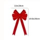 thumbnail image 3 of Cinta de Terciopelo Roja Navideña con Lazo de Cola de Golondrina | Lazo Flocado Grande de Nailon y Licra (50 X 28 Cm) | Decoración para Fiestas | Adorno para Árbol, Pared, Ventana, Centro de Mesa (2, 3 of 6