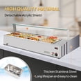 thumbnail image 3 of ROVSUN 96 QT Stainless Steel Chafing Dishes with Items Included, 3 of 8