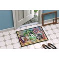 thumbnail image 2 of Carolines Treasures CDCO0325MAT Tapis Chats Regardant dans le Bol à Poissons Intérieur Ou Extérieur - 18 x 27, 2 of 4