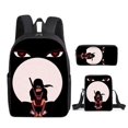 thumbnail image 1 of Naruto Surrounding Primary School Schoolbag, Cartoon Shoulder Bag Three-piece Set-QIUPING, 1 of 4