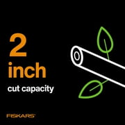 Fiskars PowerGear2 Titanium Tree Trimming Lopper 32 Long 3.9 lbs., 2 Cut Capacity, Black