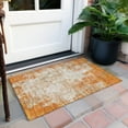 thumbnail image 6 of Addison Rugs Chantille Indoor/Outdoor Transitional Abstract Orange Washable Rectangle Rug, 1'8" x 2'6", 6 of 6