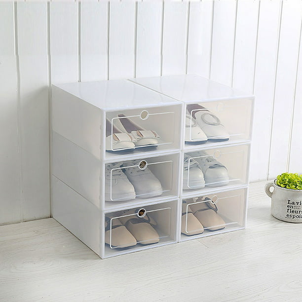 Clear Plastic Shoe Boxes Stackable, Clear Storage Container For Shoes