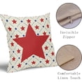 thumbnail image 4 of 4th of July Patriotic Pillow Covers 18x18 Inch Set of 2 Red Blue Stars America Independence Day Decorative Throw Pillows Fourth of July Holiday Outdoor Pillow Cases Couch Bed Sofa Decor, 4 of 6