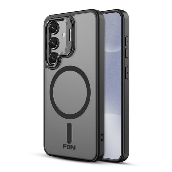 . Funda FDN InFrame Mag para Samsung S25 - Transp Negro