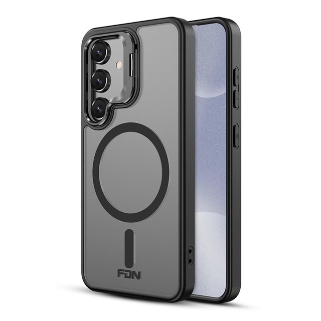 . Funda FDN InFrame Mag para Samsung S25 - Transp Negro