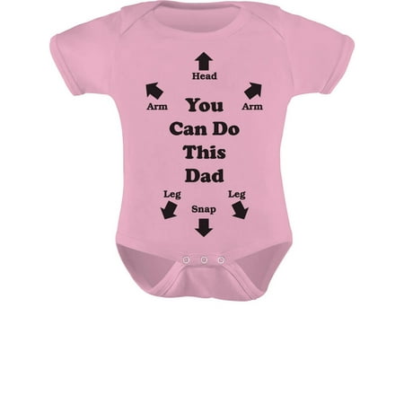 

Funny Newborn Outfit New Dad Gifts Infant Baby Boy Girl Bodysuit Pants Set 12M (6-12M) Pink