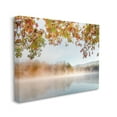 thumbnail image 3 of Stupell Industries Foggy Autumn Lake Landscape Fall Tree Leaf Overhang, 48 x 36,Design by Danita Delimont, 3 of 5