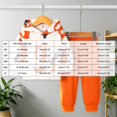 thumbnail image 4 of Quealent Toddler Boy Clothes Long Sleeve Hoodie Sweatsuits Tops and Pants 2Pcs Boys Fall Winter Outfits Set (Orange, 6-9 Months), 4 of 9