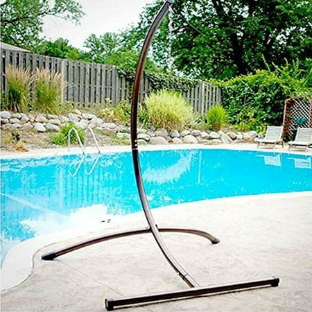 Hatteras Hammocks Steel Swing Stand - Zimtown Hammock C Type Frame Stand Solid Steel Construction For Hammock Air Porch Swing Chair