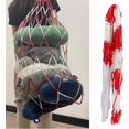 thumbnail image 5 of 3 Pack Nylon Ball Net Bag Ball Net, Holds 10-15 Balls, Hand-woven Ball Net, Portable Ball Net, Sports Ball Net, Nylon Net for Football, Basketball, Vo, 5 of 5