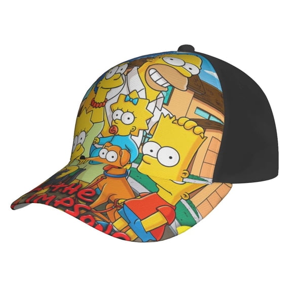 Simpsons Anime Baseball Cap Hats Adjustable Snapback Caps Cool Dad Hat for Men Women Teens Best Gift