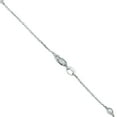 thumbnail image 4 of SZUL Women's 0.50 Carat TW Bezel Set Lab Grown Diamond Station Necklace in 14K White Gold, 4 of 5
