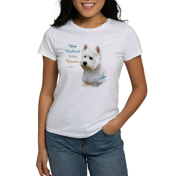 CafePress - Westie Best Friend 1 Women's T Shirt - Women's Classic T-Shirt