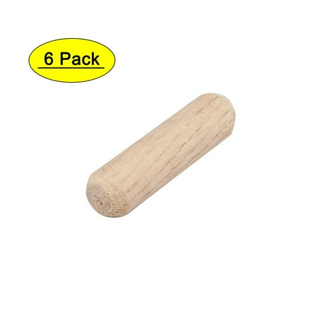

Cabinet Drawer Round Fluted Wood Wooden Craft Dowel Pins Khaki 8 x 30mm 6pcs