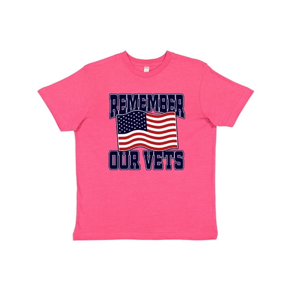 Inktastic Veteran Remember Our Vets Youth T-Shirt