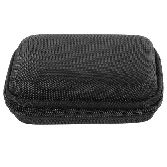 HOMEMAXS  Small Cable Storage Case for Data Travel Cord Organizer Bag Black