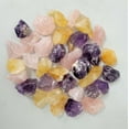 thumbnail image 4 of Citrine Amethyst Rose Quartz Crystals Set Natural Rough Stones Healing Crystals, 4 of 4