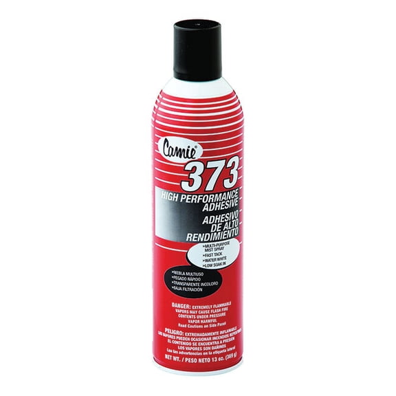 Camie® 373 High Performance Adhesive, 13 oz Aerosol, White, 12/Case