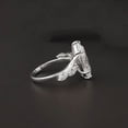 thumbnail image 2 of solitaire jewels 5 Stone 2.5CT Marquise Moissanite Engagement Ring For Women, 10K White Gold, 2 of 6
